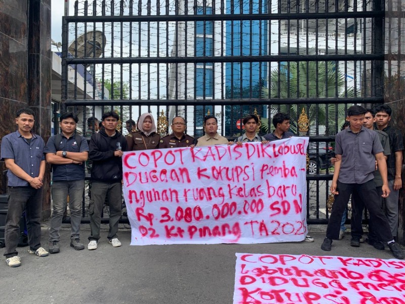 Dugaan Korupsi Di Lingkaran Disdik Labusel. Perma Labusel Desak Kajati Sumut Copot Kadisdik Labusel