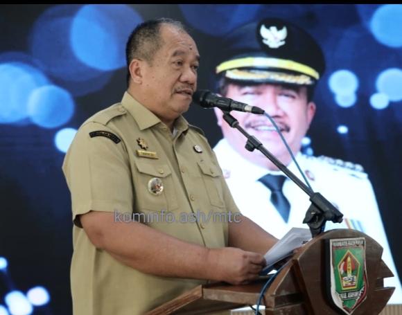 Bupati Asahan Lepas Petugas Sensus Ekonomi 2026