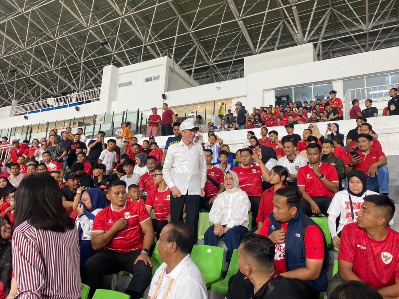 Dihadiri Jokowi dan Disaksikan 20 Ribu Penonton, Pengamanan Polda Sumut pada Laga Indonesia vs Vietnam Berjalan Optimal