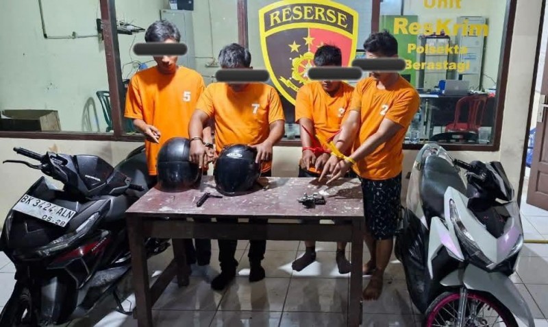 Polsek Brastagi Bongkar Sindikat Curanmor