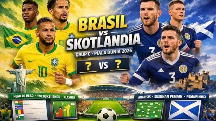 Pertandingan Brasil Lawan Skotlandia, Ini Hasilnya