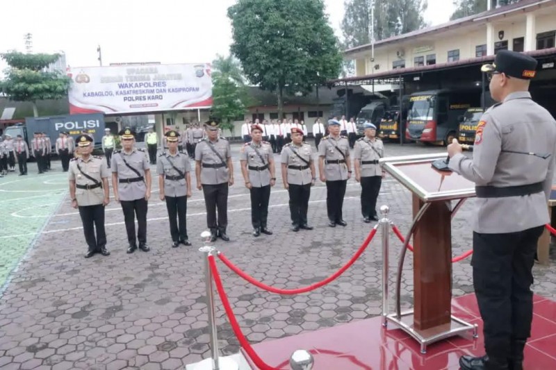Kapolres Karo AKBP Pebriandi Haloho: Mutasi jabatan merupakan bagian dari dinamika organisasi Polri