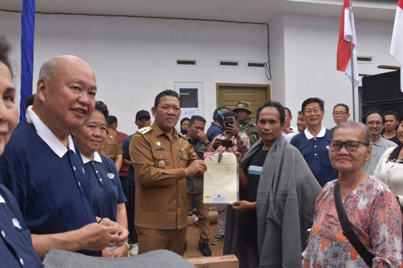 114 Hunian Tetap Korban Bencana Diserahkan Pemkot Sibolga Bersama Yayasan Buddha Tzu Chi