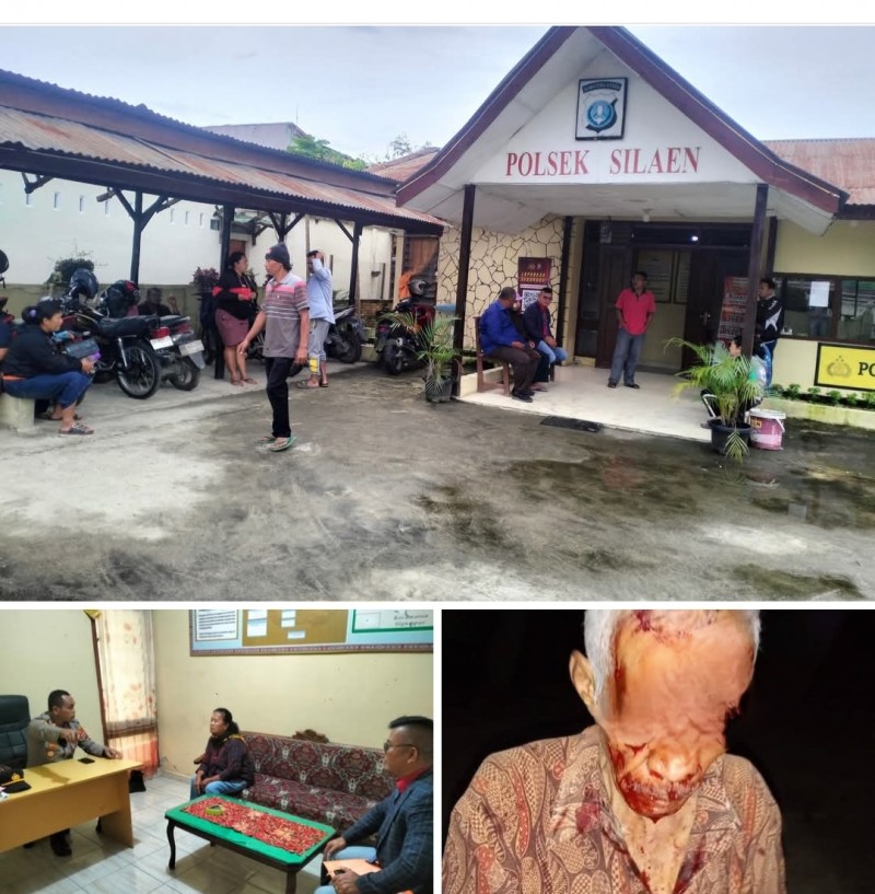 Kasus Lama Diproses, Puluhan Massa Datangi Polsek Silaen