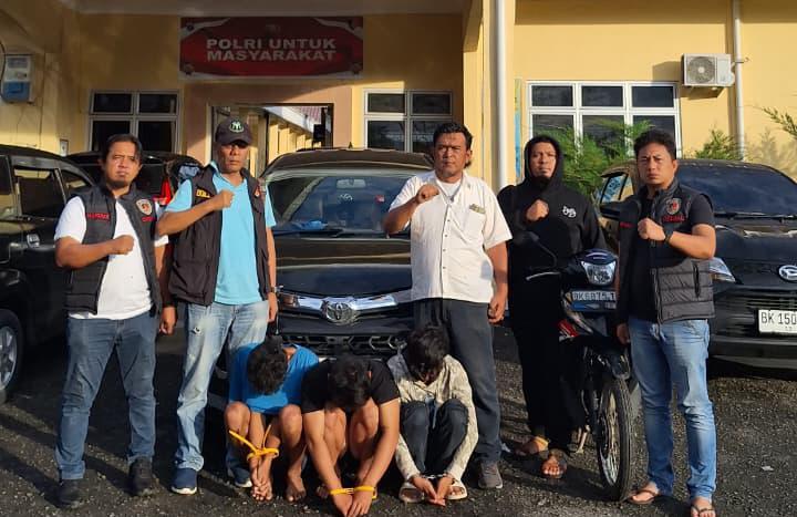 URC Jatanras Sat Reskrim Polres Simalungun Bekuk Tiga Pelaku Curanmor