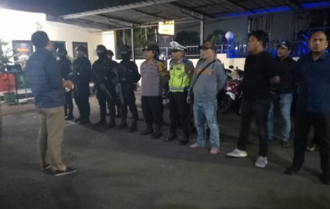 Cegah Kejahatan Jalanan dan Jaga Rasa Aman Masyarakat, Brimob Sumut dan Polrestabes Medan Perkuat Patroli Malam