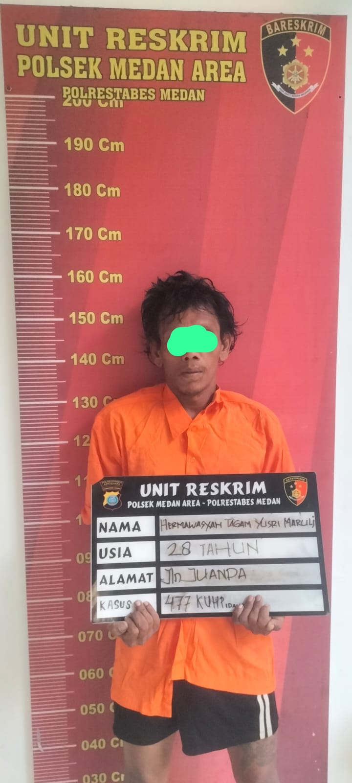 Berkeliling Mencari Mangsa, Maling HP Bersembunyi di Jalan Mangkubumi