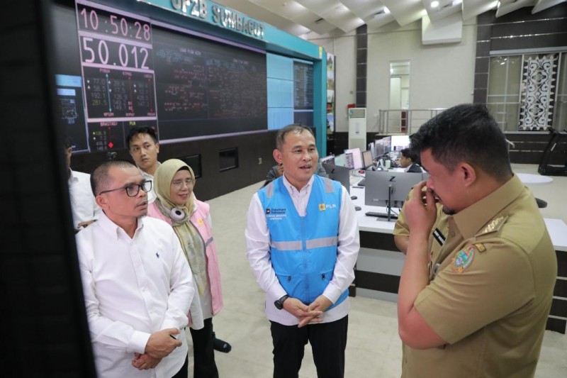 Gubernur Sumut Tinjau Progres Pemulihan Kelistrikan, PLN Maksimalkan Percepatan Perbaikan Tower Transmisi