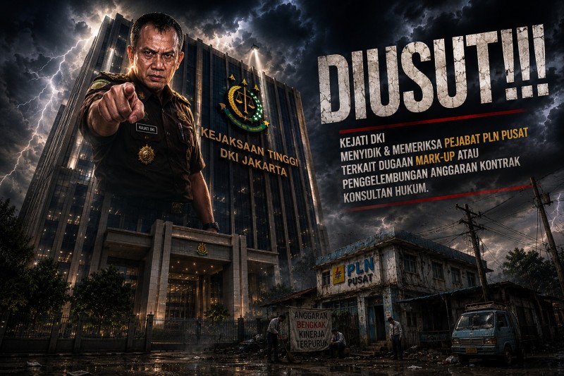 Petinggi PLN Kasak Kusuk Lobi Kejati DKI Jakarta Soal Dugaan Mark-Up Rp13,5 M, 'Tangkap Yusuf Didi dan Kroninya
