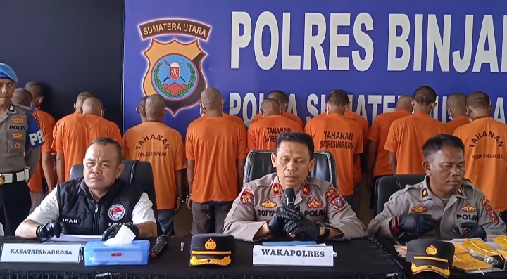 Operasi Antik Toba Polres Binjai, Amankan Residivis Narkotika