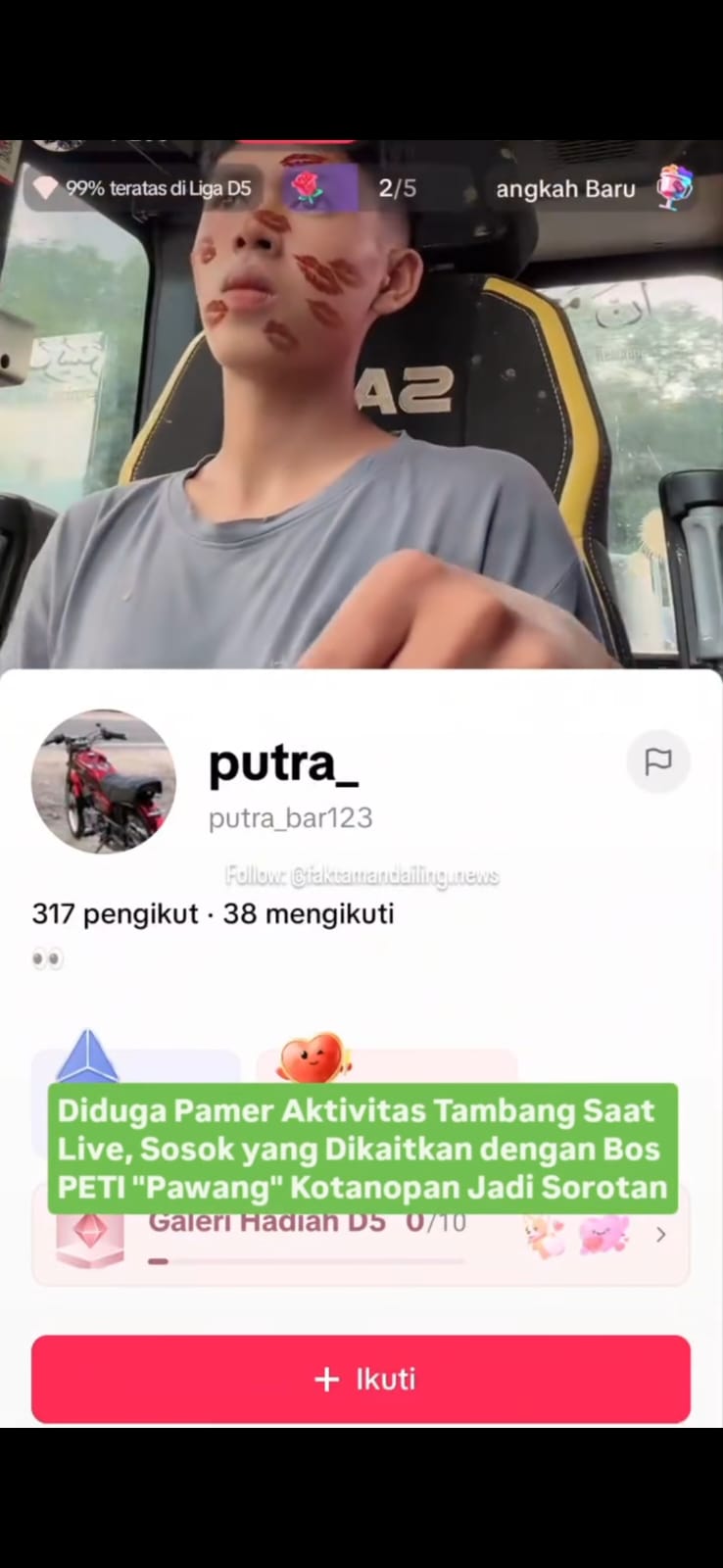 Viral, Live Medsos Aktivitas PETI Kotanopan, Sosok "Pawang" Kembali Jadi Sorotan Publik