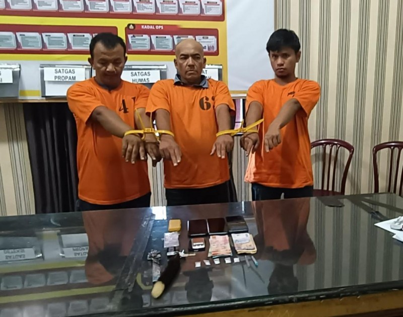 Bisnis Bandar Sabu Digulung Personil Polsek Tigapanah