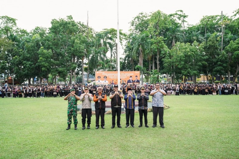 Bupati Lepas 1.555 Petugas Sensus Ekonomi 2026, Tekankan Kejujuran Data Lapangan