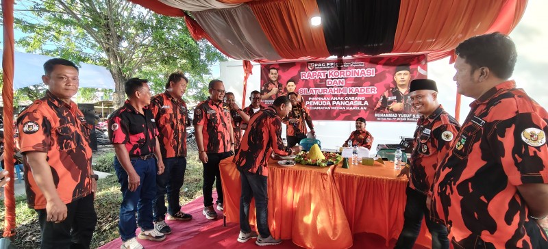 PAC Pemuda Pancasila Medan Marelan Gelar Rakor dan Silaturahmi Kader
