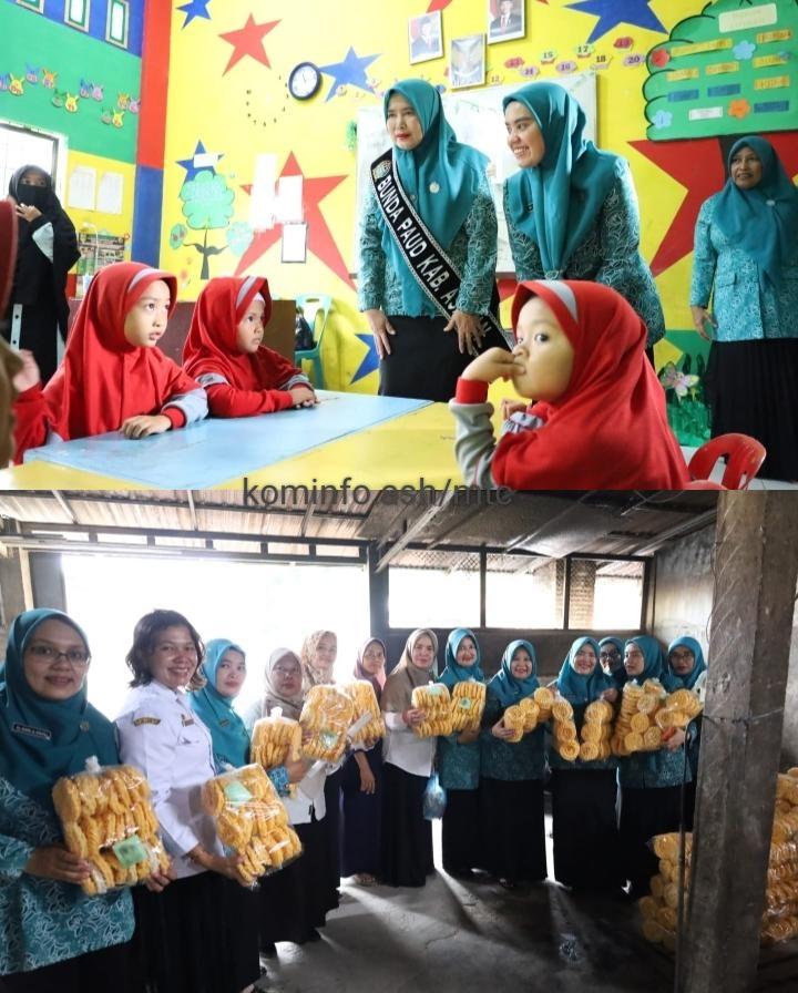 TK Islam Terpadu Yayasan Pendidikan Qur'an Kisaran Dikunjungi Ketua TP.PKK Asahan