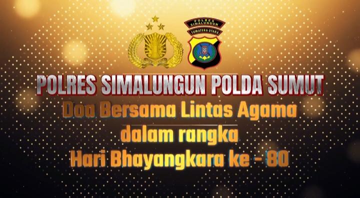 Polres Simalungun Gelar Doa Bersama Lintas Agama Sebagai Simbol Toleransi dan Persatuan