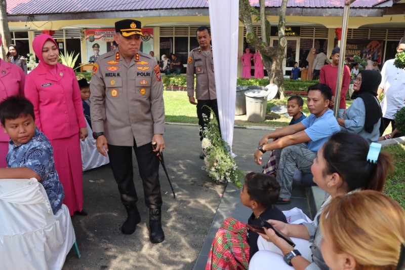 Menyambut Hari Bhayangkara ke-80 Tahun 2026, Polres Binjai Gelar Sunatan Masal