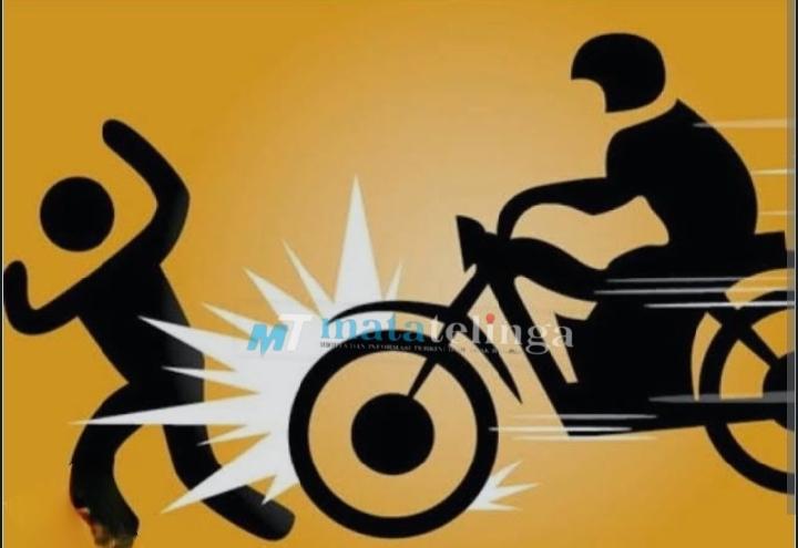 Pejalan Kaki Diseruduk Bocil Pengendara Sepeda Motor