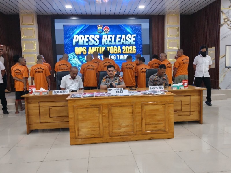 Polres Tebingtinggi Ungkap 19 Kasus Narkotika