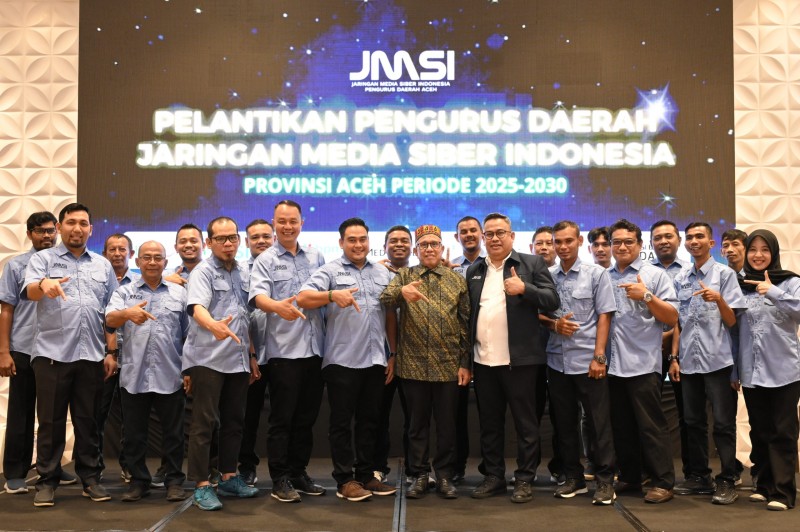 Hendro Saky Resmi Dilantik sebagai Ketua JMSI Aceh 2025-2030, Siap Dorong Media Siber Terverifikasi Dewan Pers