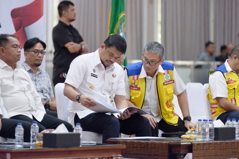 Wagub Surya Dukung Pembangunan 217 Tower Transmisi PLN Langkat-Medan