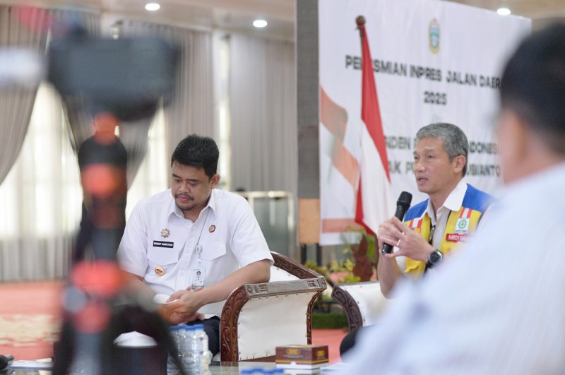 Bobby Nasution Hadiri Peresmian 1.151 Km Jalan Inpres, Empat Ruas di Sumut Turut Diresmikan