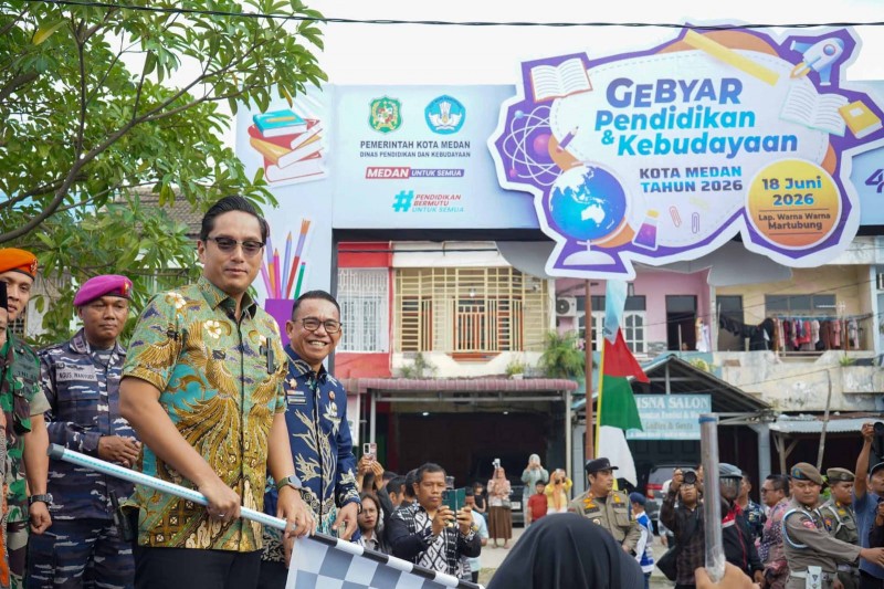 Gebyar Pendidikan Kota Medan 2026, Rico Waas Perkuat Komitmen Majukan Pendidikan dan Kebudayaan