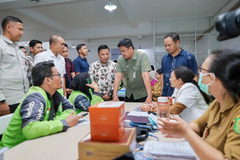 Bobby Nasution Apresiasi CKG Gojek, Dorong Jaminan Kesehatan Mitra Diperkuat