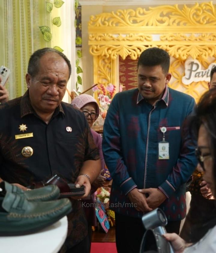 Paviliun Kabupaten Asahan Di PRSU Dikunjungi Tim Komisi VII DPR RI Dan Gubsu