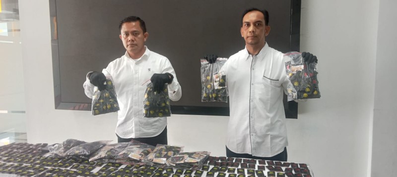 2.000 Bungkus Vape Getar asal Malaysia Gagal Beredar di Medan