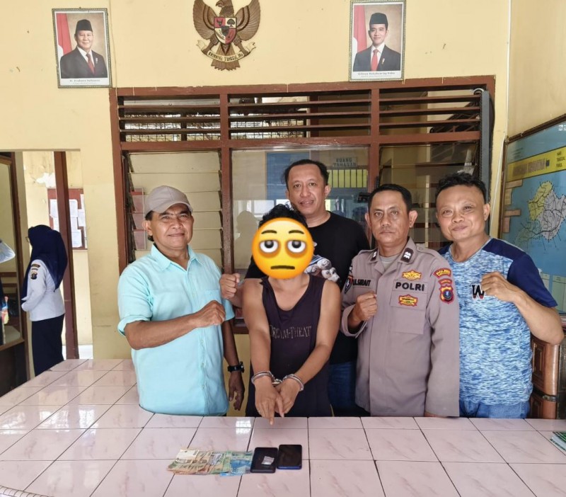 Polsek Gunung Malela Bekuk Pengedar Sabu di Lokalisasi Bukit Maraja