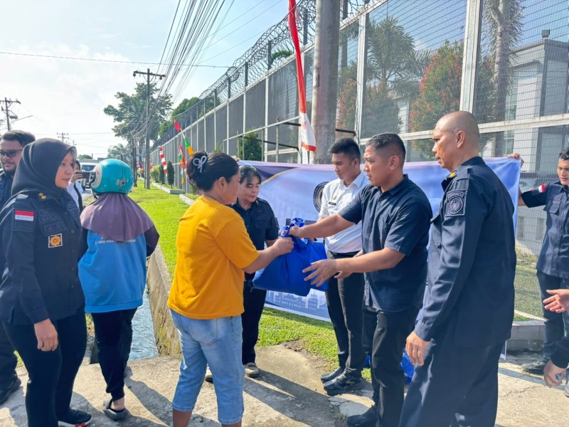 Lapas Kelas I Medan Gelar Aksi Bakti Sosial untuk Masyarakat Sekitar