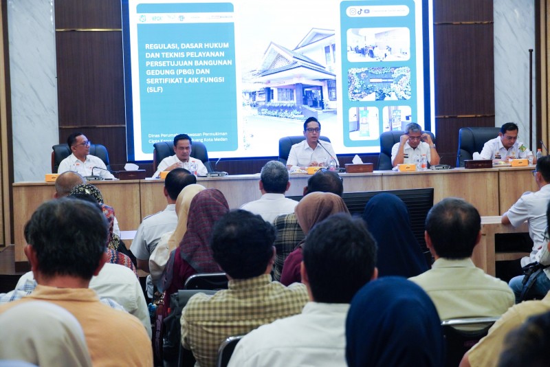 Wali Kota Medan Kumpulkan Konsultan dan Dinas Terkait, Bahas Pelayanan PBG dan Tutup Celah Pungli*
