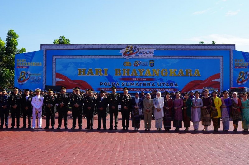 Semarak Hut Polri di Polres Pelabuhan Belawan