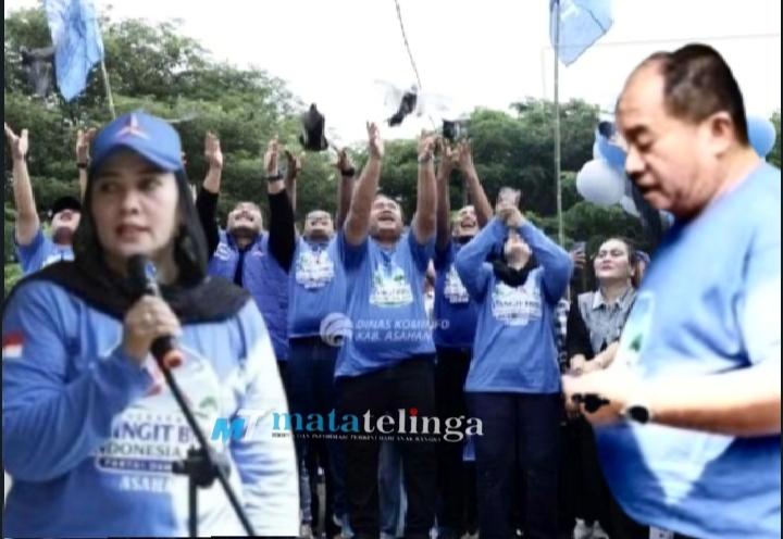 Partai Demokrat Asahan Gelar "Gerakan Indonesia Asri Langit Biru' Dihadiri Bupati Dan Wakil Bupati