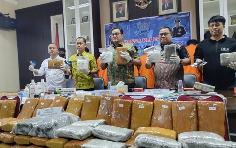 Sepekan Ungkap 3 Kasus, 7 Tersangka Ditangkap BNN Sumut