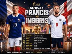 Siapa Anda Unggulkan Laga Prancis dengan Inggris