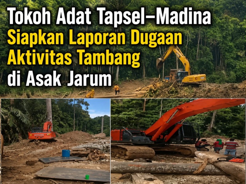 Hutan dan Alam Sumut Sekarat Gegara Illegal Mining , Gubsu jangan Diam