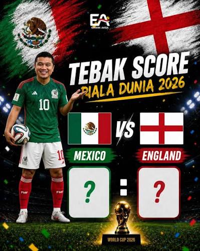 Demi Keamanan Penonton dan Pemain, Laga Meksiko vs Inggris  di Tunda