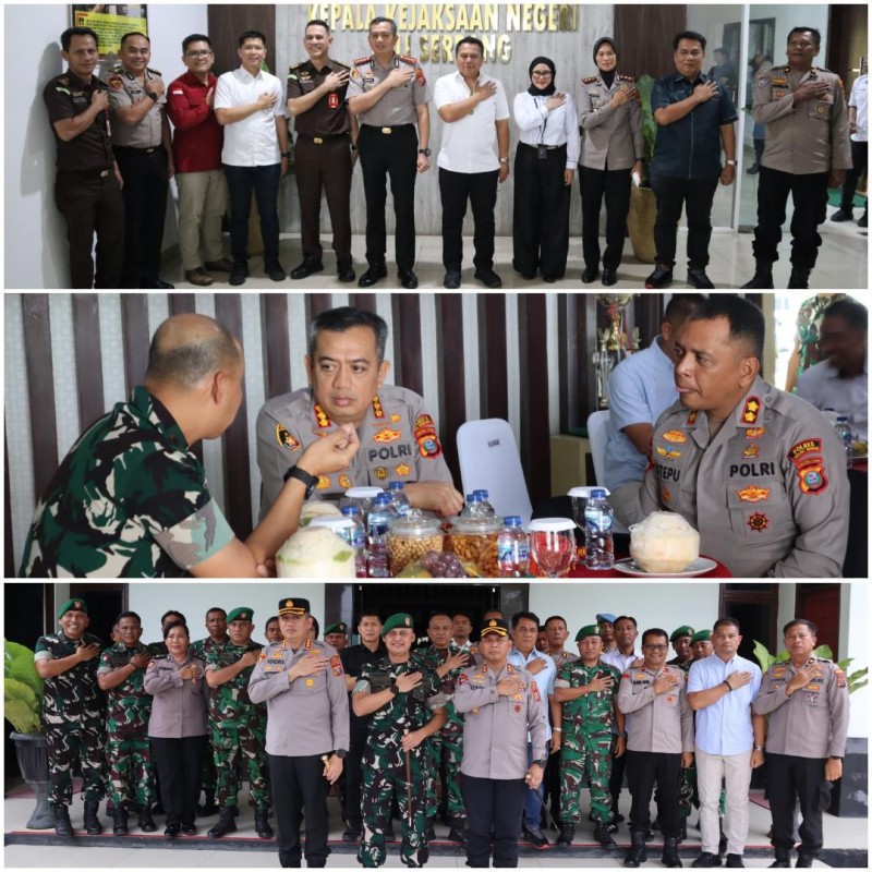 Kapolresta Deli Serdang Silaturahmi ke Kodim dan Kejari