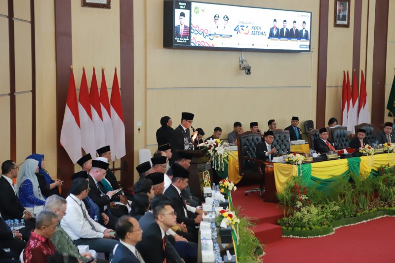 HUT ke-436 Kota Medan, Wali Kota Tekankan Capaian Harus Dirasakan Masyarakat