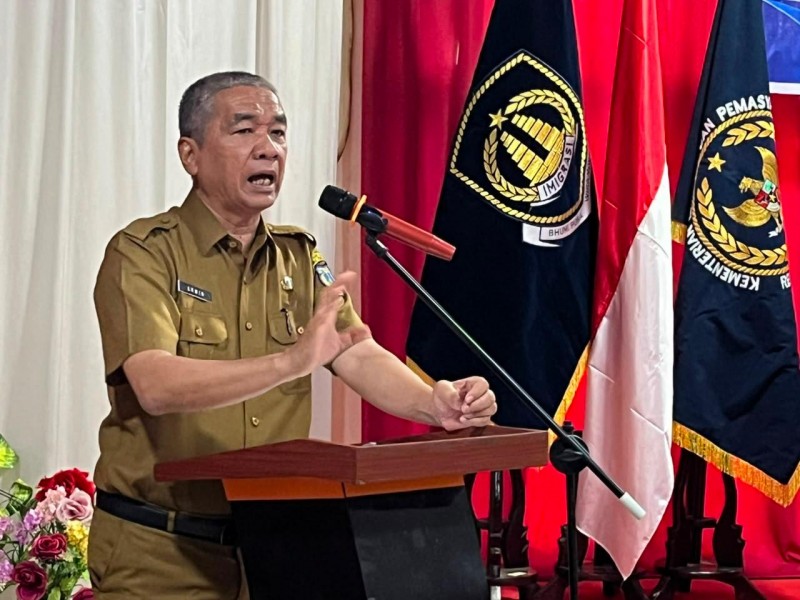 Sosialisasi Desa Binaan Imigrasi, Sekdako Tebingtinggi Minta Lurah Mampu Deteksi Dini Modus TPPO Dan TPPM