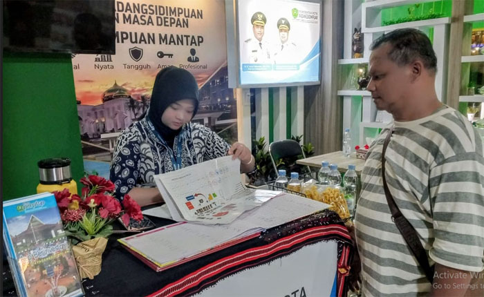 Paviliun Pemko Padangsidempuan Tawarkan Ramah Investasi kepada Pengunjung PRSU