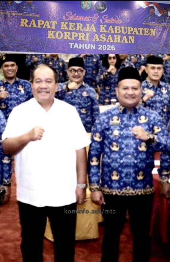 Rakerkab Korpri Asahan 2026 Dibuka Bupati Asahan