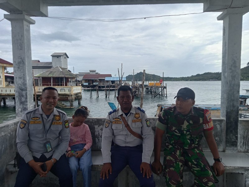 Babinsa Pulau Duyung Perkuat Sinergi dengan Dinas Perhubungan