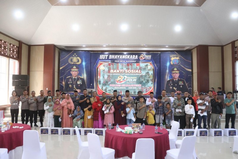 Polres Simalungun Gelar Doa Bersama Lintas Agama dan Bagikan Sembako untuk Lansia hingga Anak Yatim