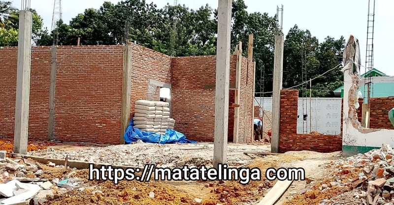 Proyek Pembangunan Gedung KUA Kecamatan Rantau Utara - Labuhanbatu, Terkesan "Misterius"