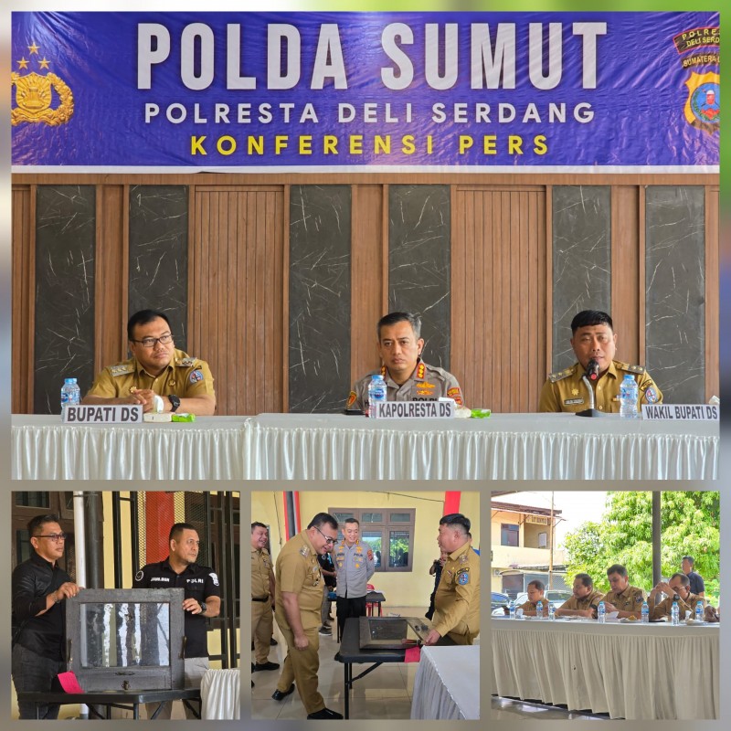 Polresta Deli Serdang Pastikan Kaca Rumah Dinas Wabup Bukan Akibat Tembakan