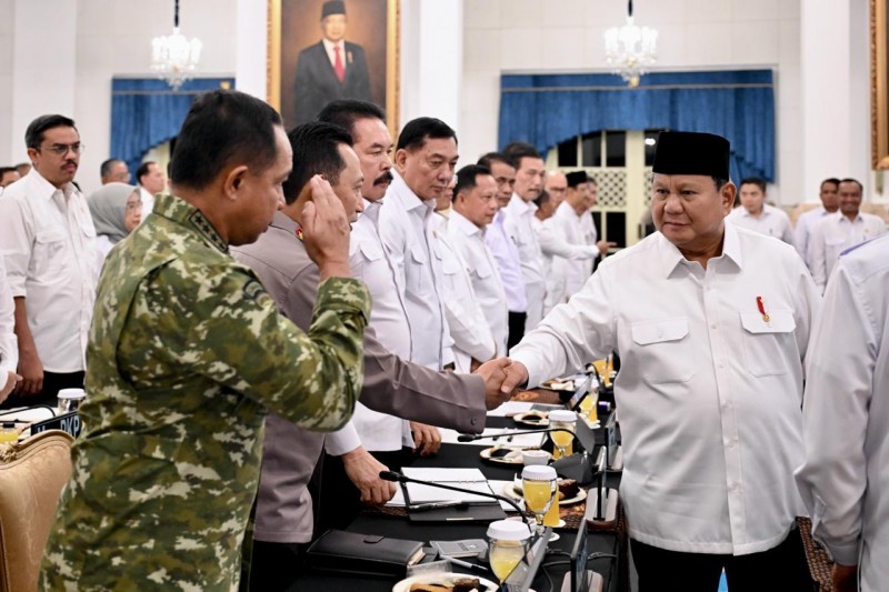 Panglima TNI Hadiri Sidang Kabinet Paripurna Dipimpin Presiden RI