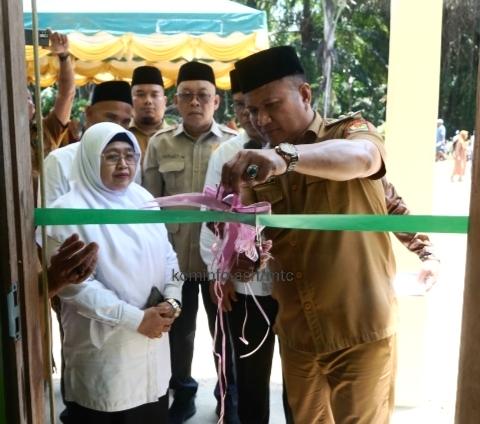 Wabup Asahan Rianto Resmikan Gedung Persiapan MAN 3 Di Aek Ledong